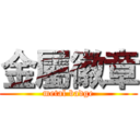 金屬徽章 (metal badge)