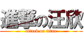 進撃の汪欣 (attack on titan)
