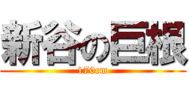 新谷の巨根 (170cm)