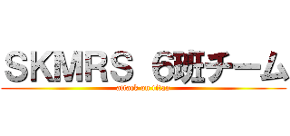 ＳＫＭＲＳ ６班チーム (attack on titan)