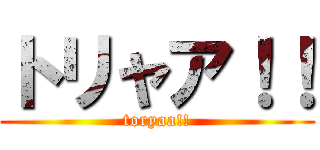 トリャア！！ (toryaa!!)