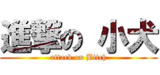 進撃の 小犬 (attack on Bitch)