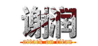 谢润 (attack on titan)
