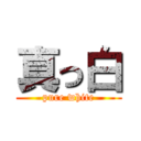 真っ白 (pure white)