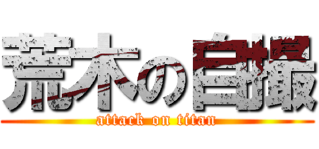 荒木の自撮 (attack on titan)