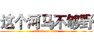 这个河马不够野 (attack on titan)