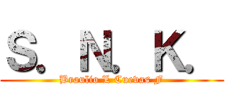 Ｓ．Ｎ．Ｋ． (Braulio L Cuevas F)