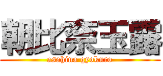 朝比奈玉露 (asahina gyokuro)