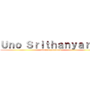 Ｕｎｏ Ｓｒｉｔｈａｎｙａｒｕｔ (attack on homework)