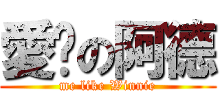 愛你の阿德 (me like Winnie)