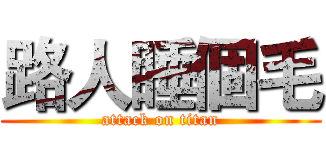 路人睡個毛 (attack on titan)