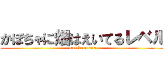 かぼちゃに畑はえいてるレベル (attack on titan)