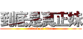 到底是真正妹 (attack on titan)
