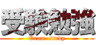 受験勉強 (Exam  study)