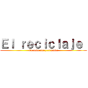 Ｅｌ ｒｅｃｉｃｌａｊｅ  (En costa rica y el mundo)