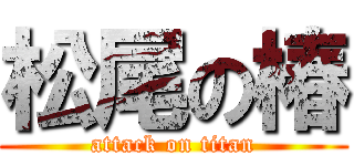 松尾の椿 (attack on titan)