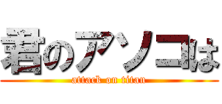 君のアソコは (attack on titan)