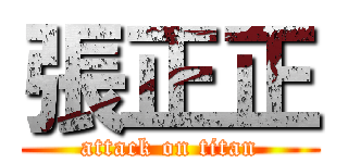 張正正 (attack on titan)