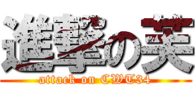 進撃の芙 (attack on CWT34)