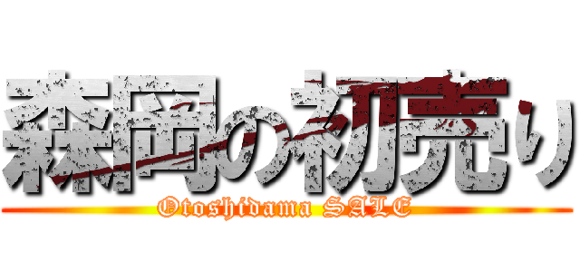 森岡の初売り (Otoshidama SALE)