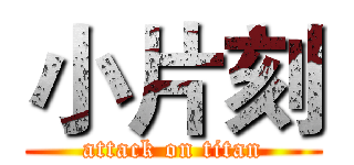 小片刻 (attack on titan)