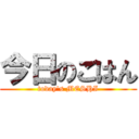 今日のごはん (today\'s MESHI)