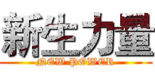 新生力量 (NEW POWER)