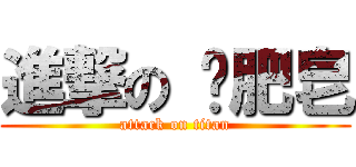 進撃の 撿肥皂 (attack on titan)