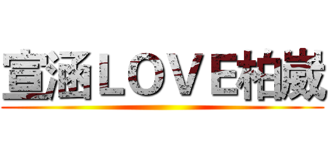 宣涵ＬＯＶＥ柏崴 ()