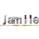 ｊａｍｉｌｅ ()