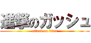 進撃のガッシュ (attack on titan)