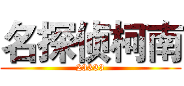 名探侦柯南 (23333)