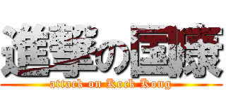 進撃の国康 (attack on Kock Kong)