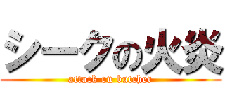 シークの火炎 (attack on butcher)
