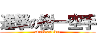 進撃の樹一空手 (attack on titan)
