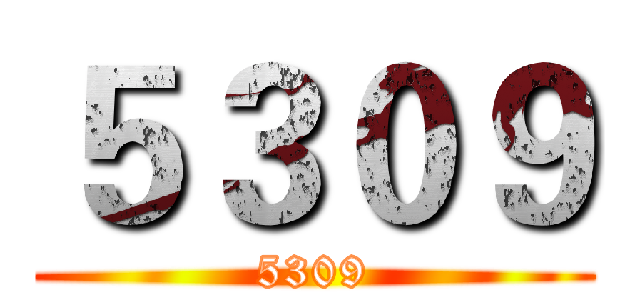 ５３０９ (5309)