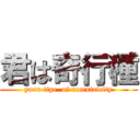 君は奇行種 (your tipe  of eccentricity)