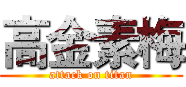 高金素梅 (attack on titan)