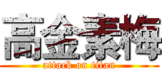 高金素梅 (attack on titan)