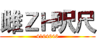 雌ＺＨ呎尺 (4164646)