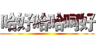 哈好哈哈呵好 ()