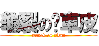 龜裂の煞車皮 (attack on titan)