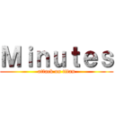 Ｍｉｎｕｔｅｓ (attack on titan)