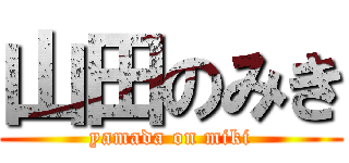 山田のみき (yamada on miki)