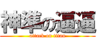 神準の逼逼 (attack on titan)