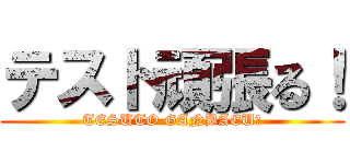 テスト頑張る！ (TESUTO GANBAEU！)