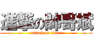 進撃の帥哥斌 (attack on titan)