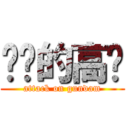 进击的高达 (attack on gundam)