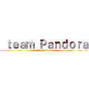  ｔｅａｍ Ｐａｎｄｏｒａ (絶望の箱、そして希望だけが残る)