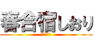 春合宿しおり (ゼミ論構想)